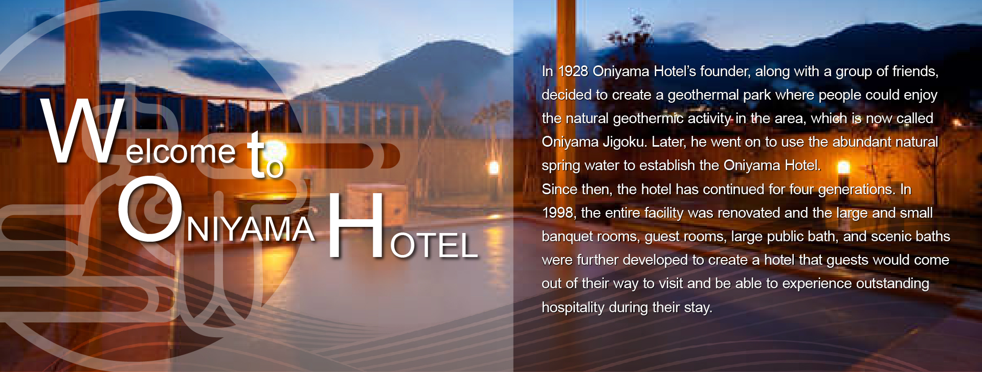 Welcome! Oniyama Hotel, Open-air bath Soranoyu1